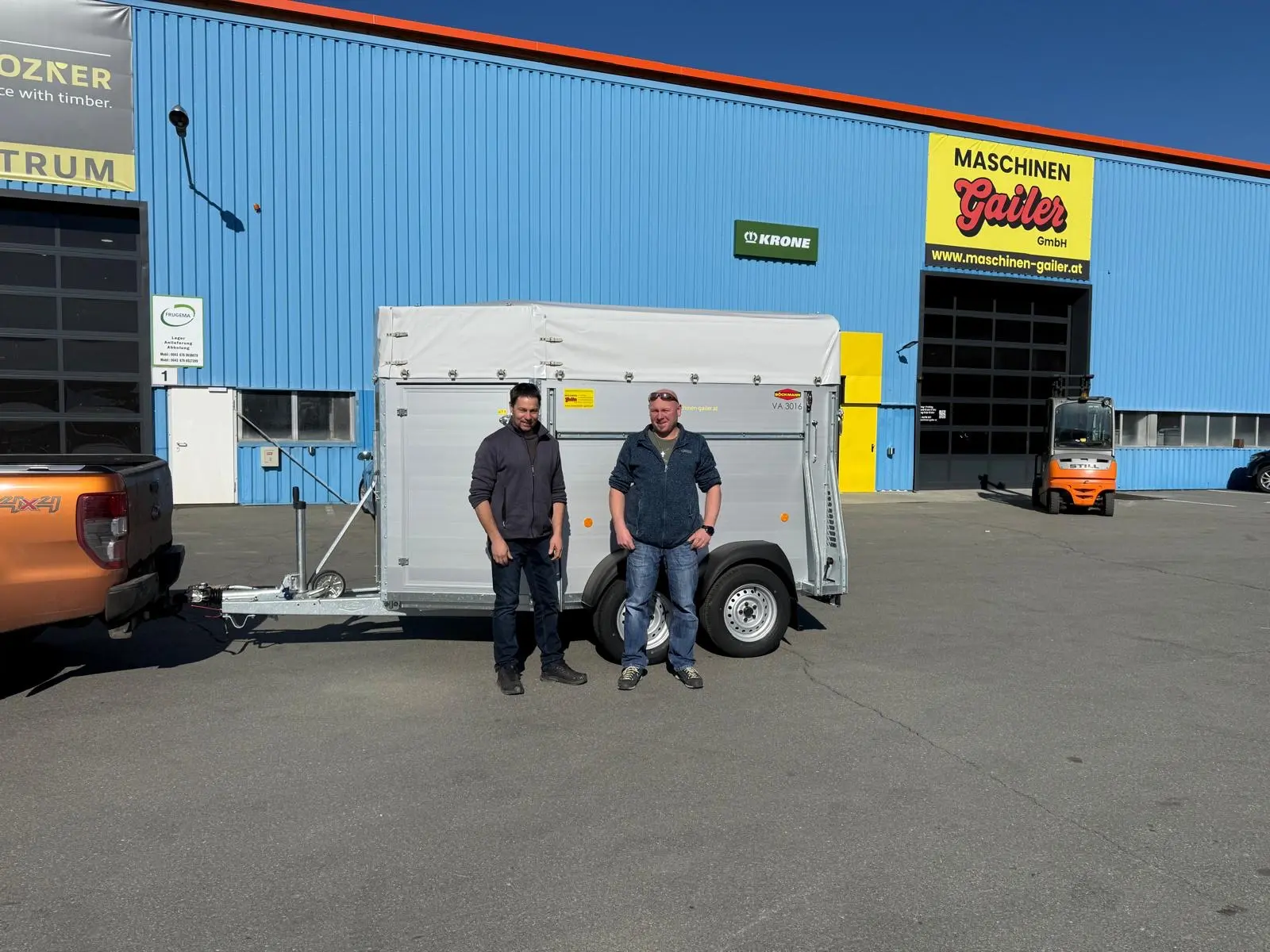 Übergabe Böckmann Viehanhänger