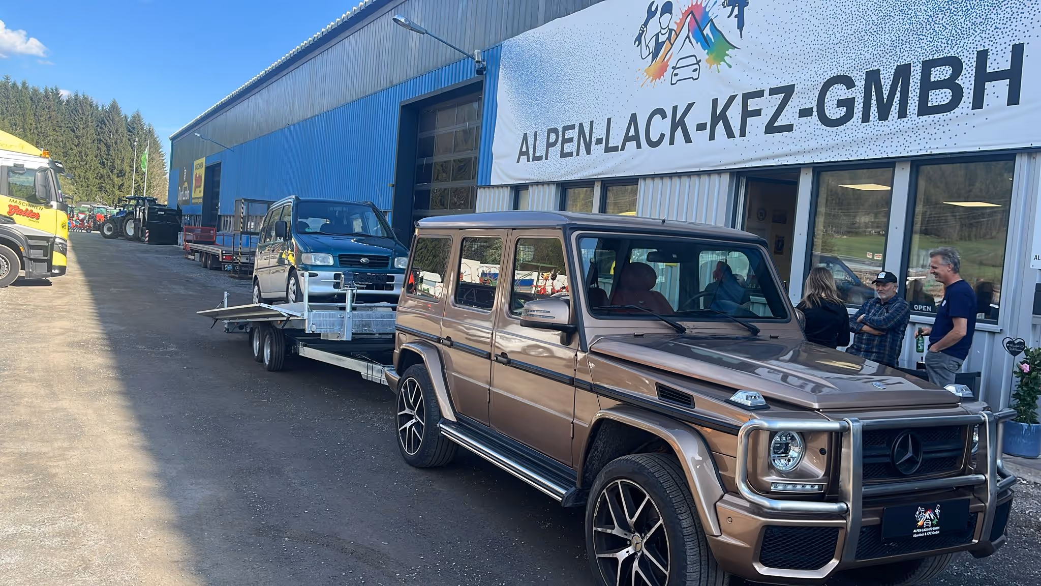 Übergabe Hochedlinger PKW Transporter 