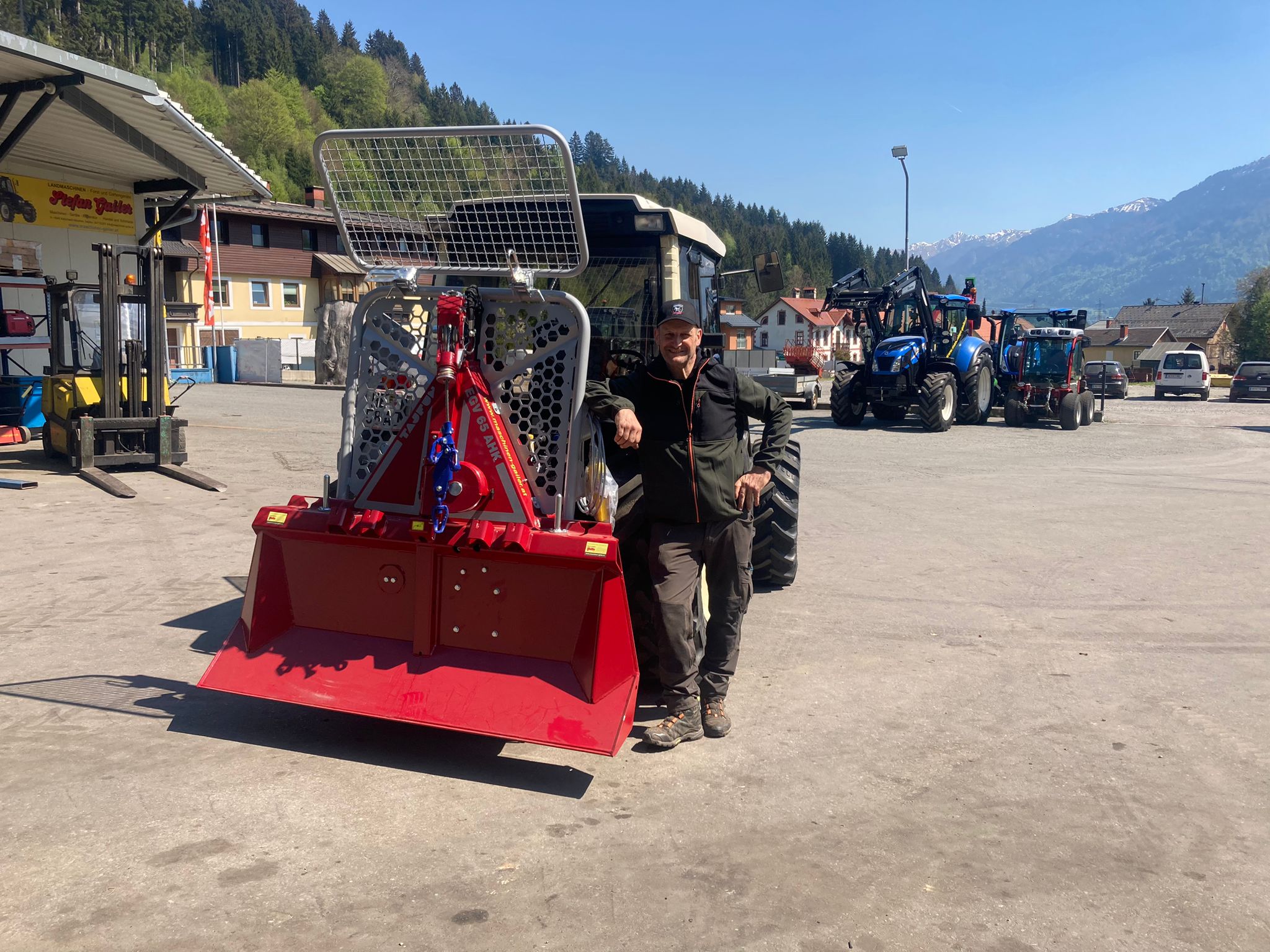 Übergabe einer Maschine