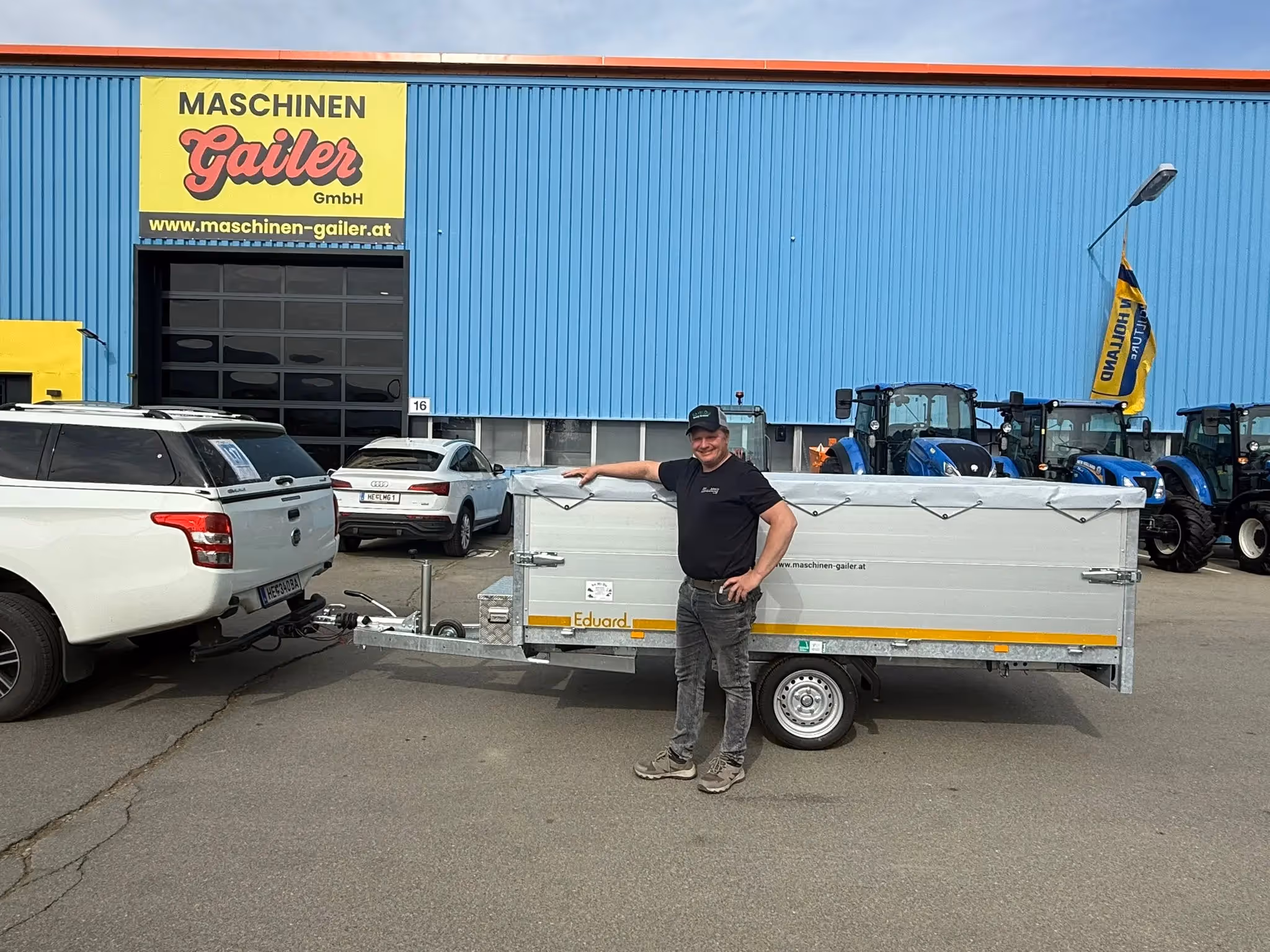 Übergabe PKW-Anhänger HP 3015 GKAA