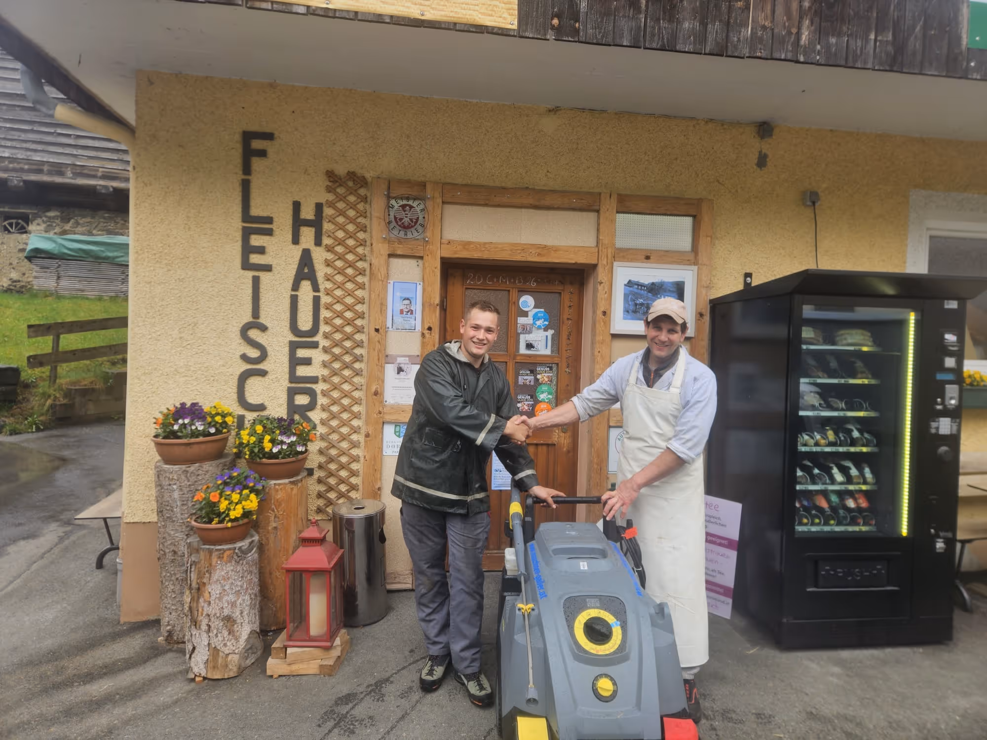 Übergabe Kärcher Hochdruckreiniger HDS 8/18-4CX