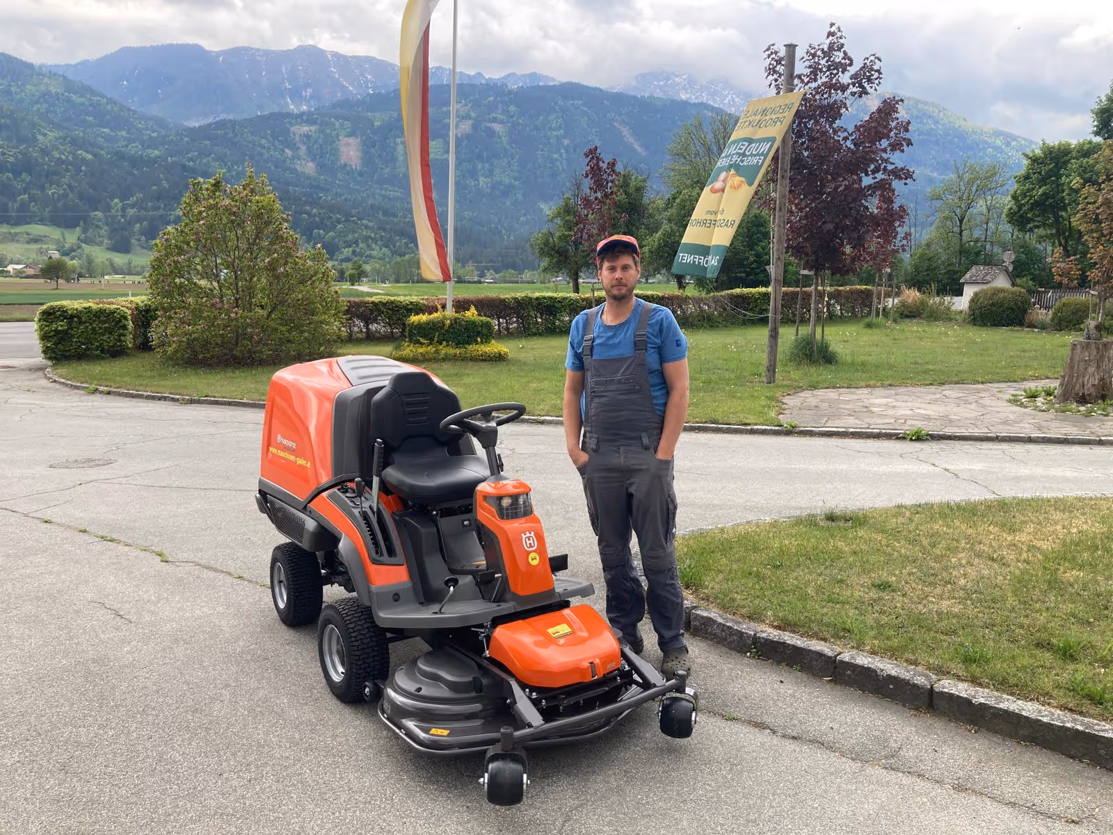 Übergabe Husqvarna Rider RC 320Ts AWD