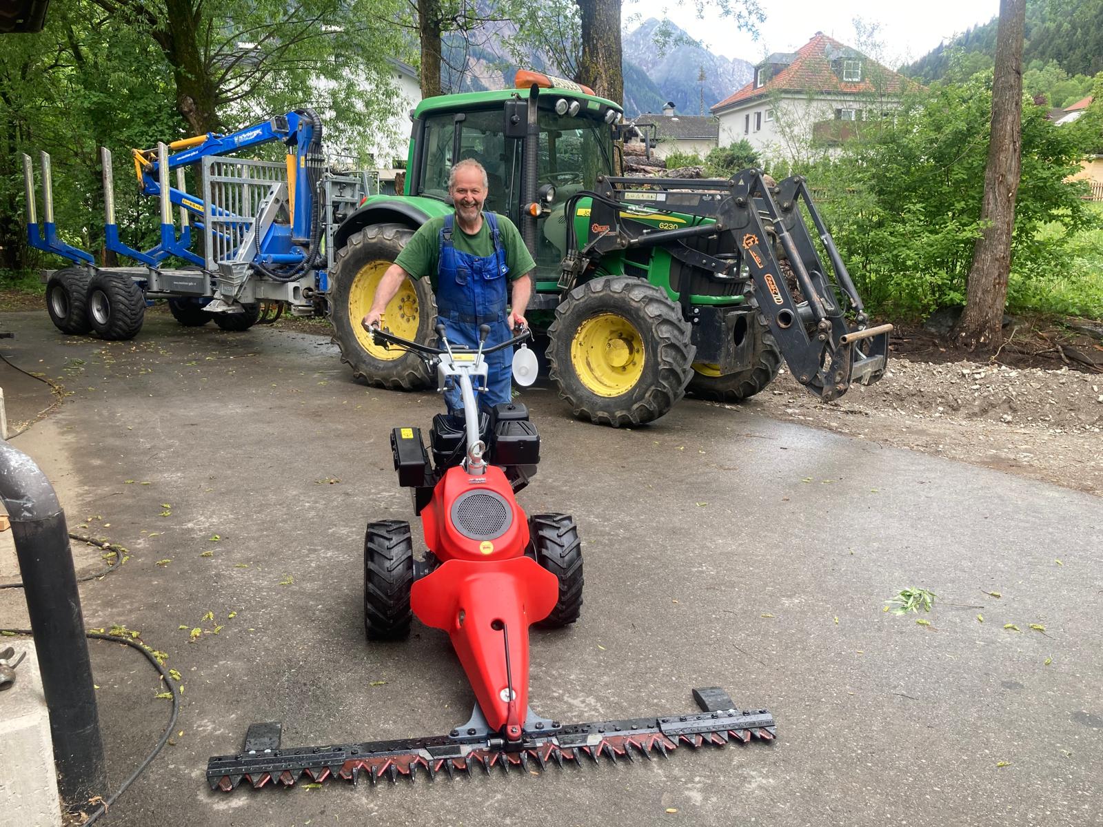 Übergabe AEBI Motormäher CC110