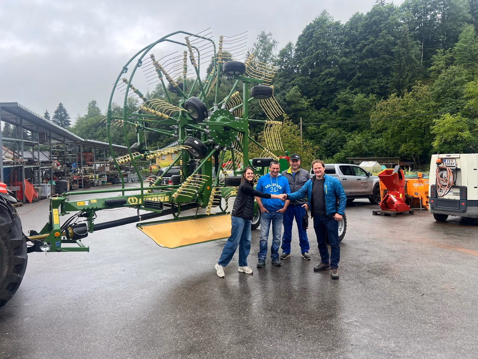 Übergabe Krone Swadro TC 760 Plus