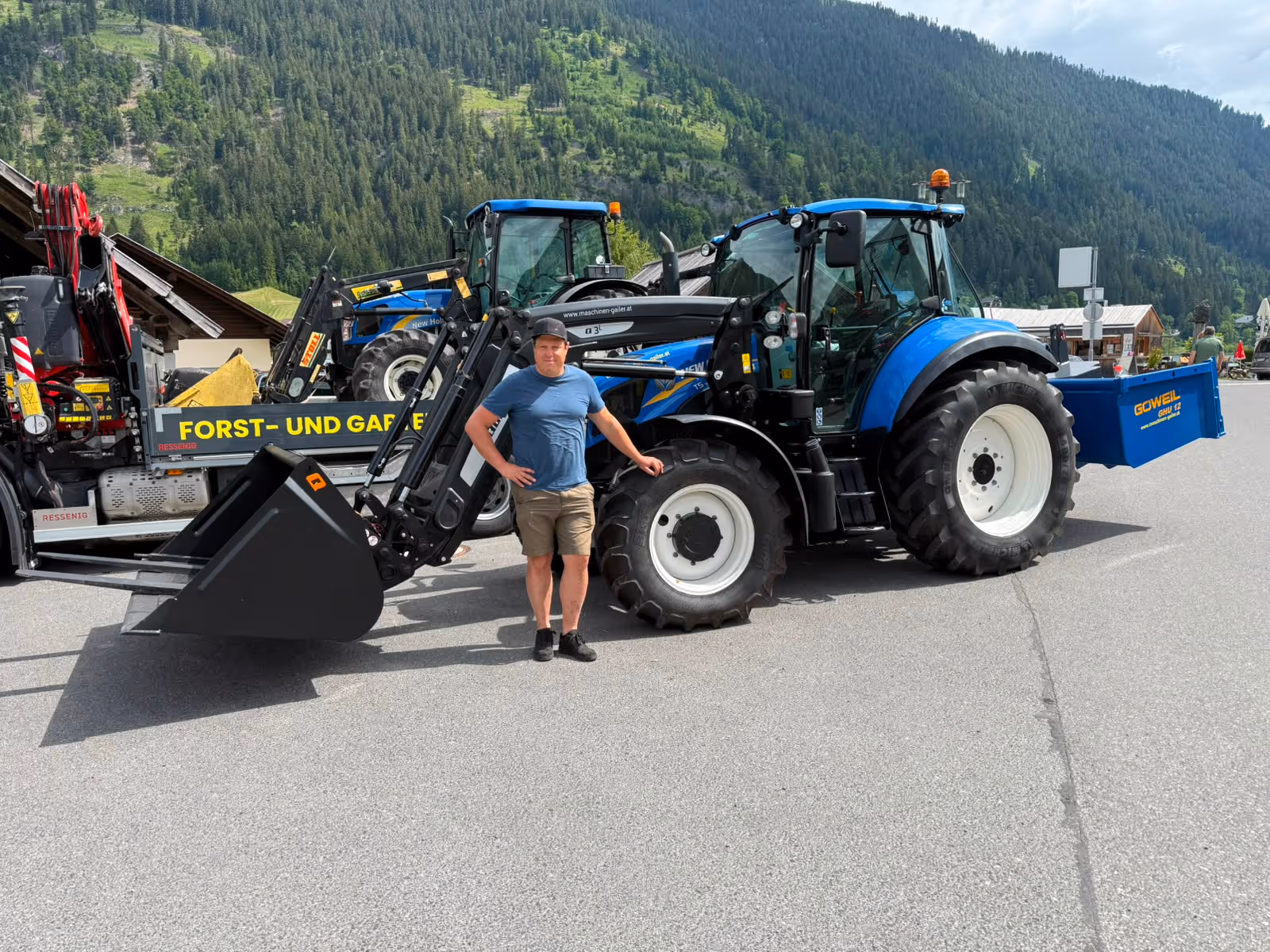 Übergabe New Holland T5.95 mit Quicke Frontlader