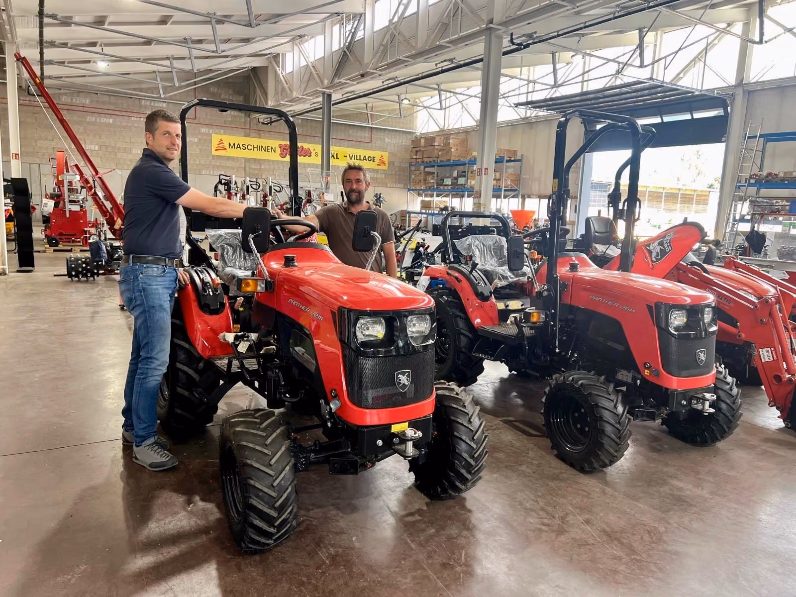 Übergabe Carraro Panther 22 MR