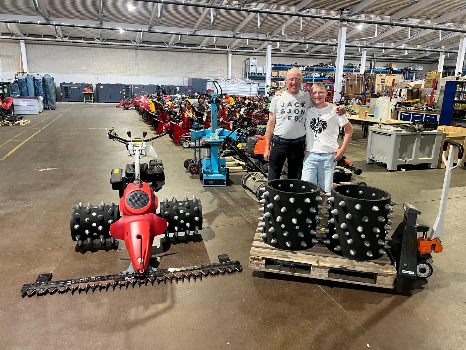 Übergabe Aebi Motormäher CC 110
