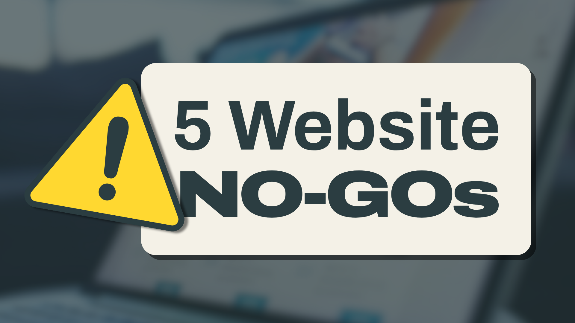The top 5 mistakes founders make when building their website