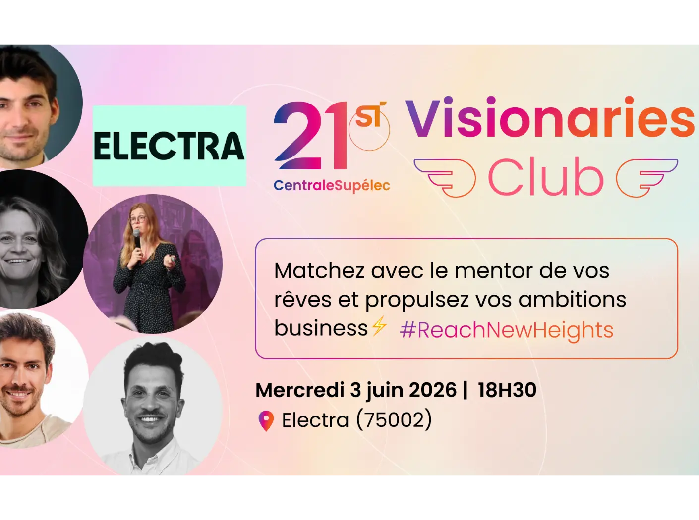 Soirée Visionaries Club #4 réunissant les entrepreneurs alumni CentraleSupélec autour de l'électrification et l'innovation