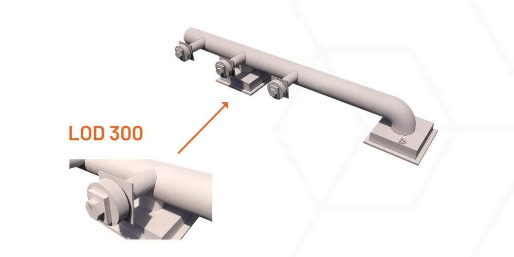 Modélisation 3D de réseaux au LOD 300