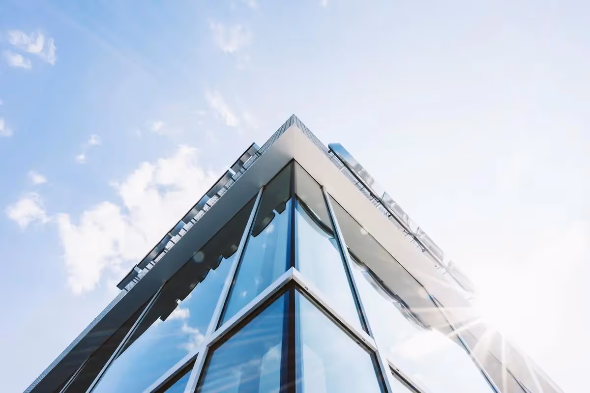 Das Büro einer großen Versicherungsgesellschaft