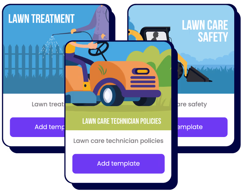 landscaping sop and policy templates