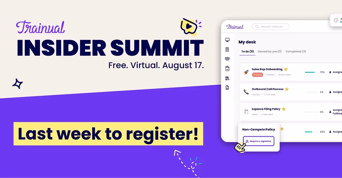 Insider Summit - Last week to register