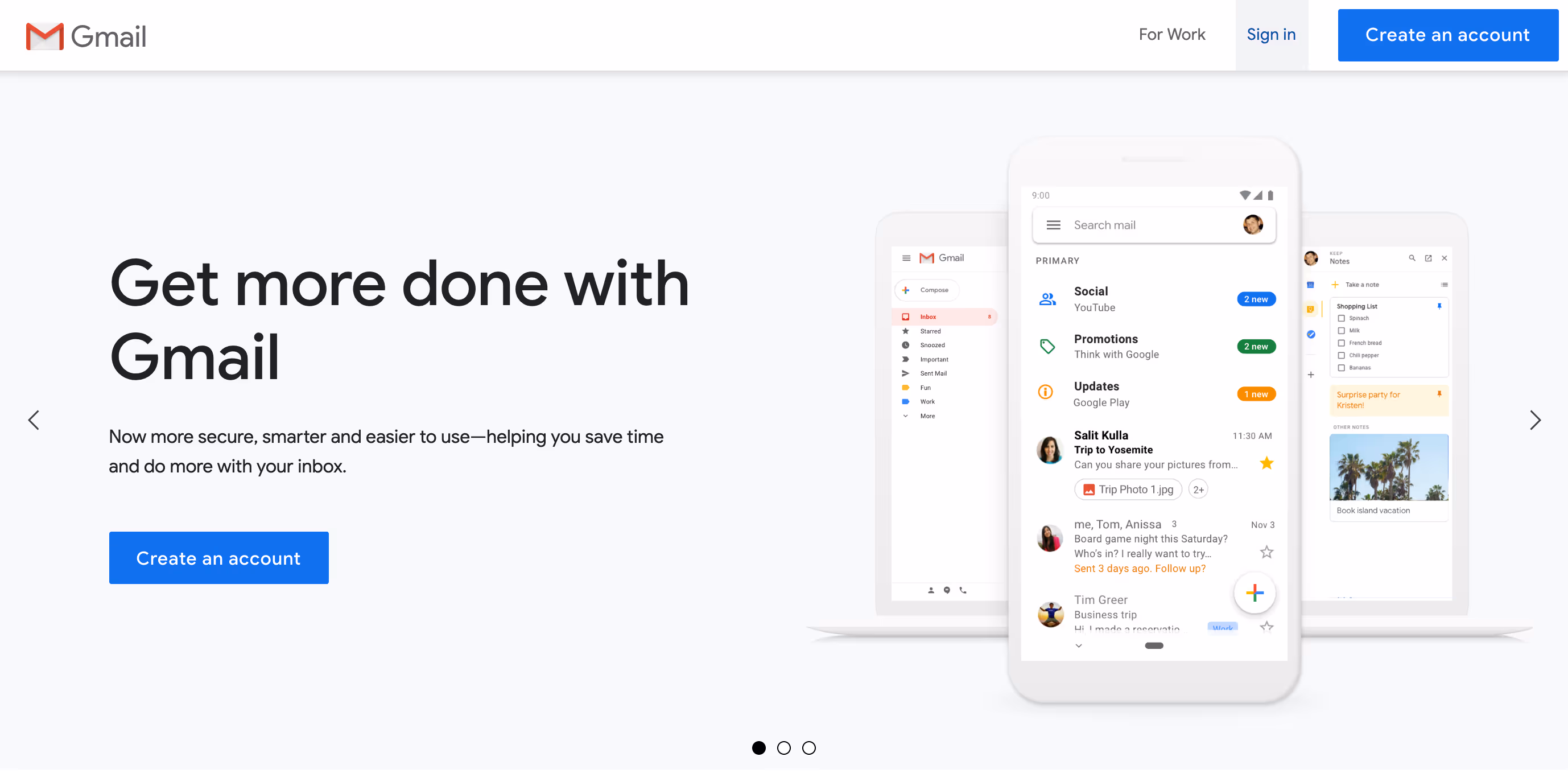 Gmail page