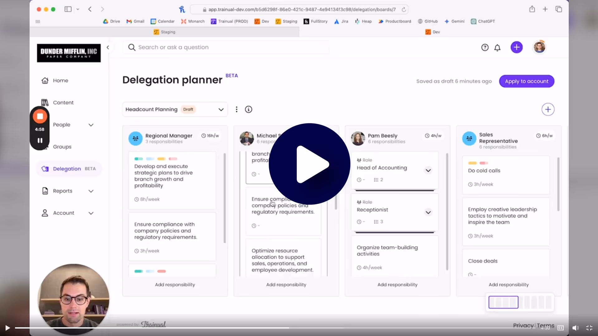 Delegation Planner tips and tricks from Trainual