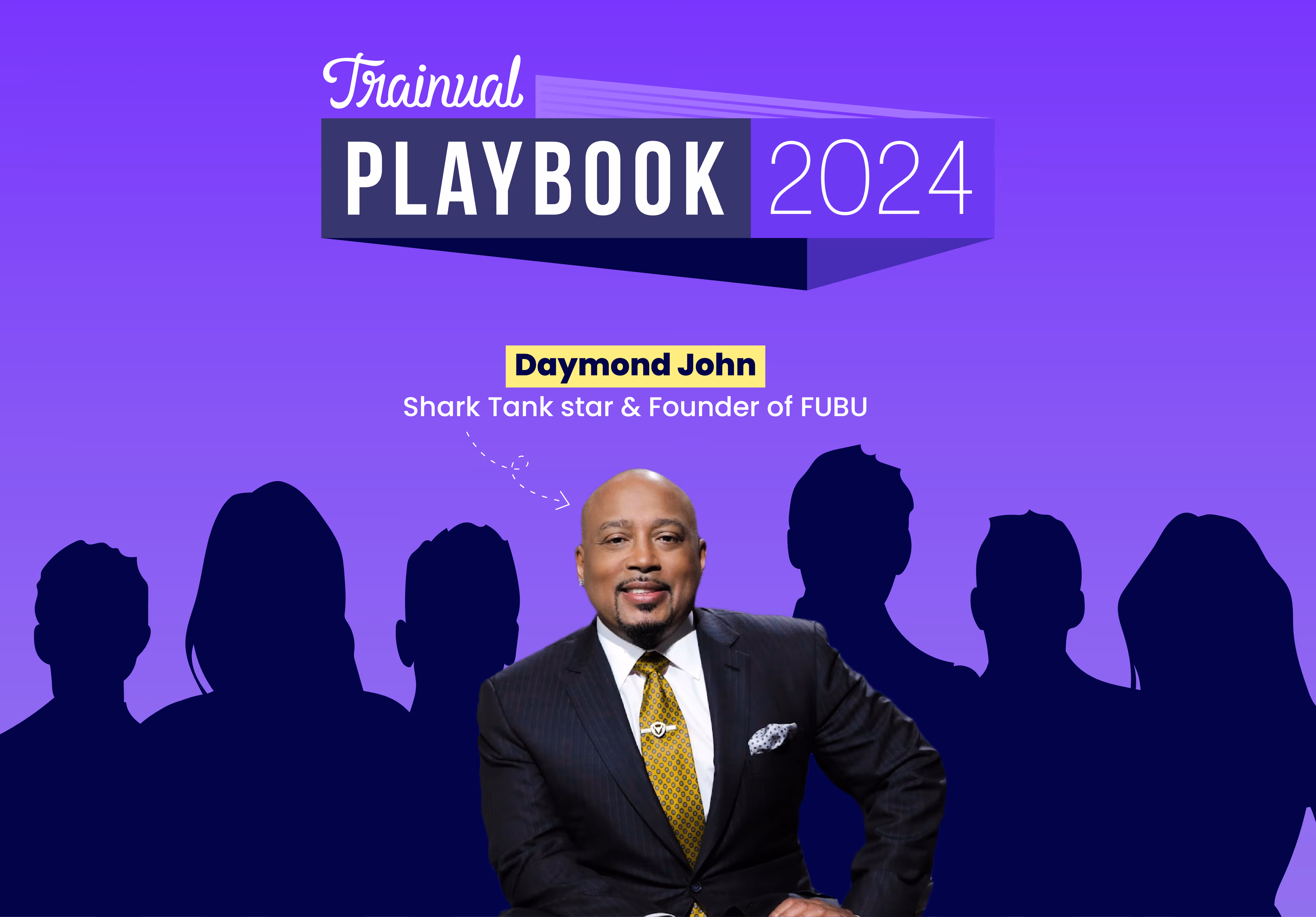 Trainual Playbook 2024 speaker announcement for Daymond John