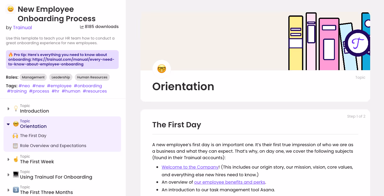 This week’s must-reads: A template for a consistent new hire onboarding process. Preparing for your newest employee: Gen Z. How to make your training content easy to find. And the power of personal accountability for growth. STARTER PACK Template of the week: New Employee Onboarding Process