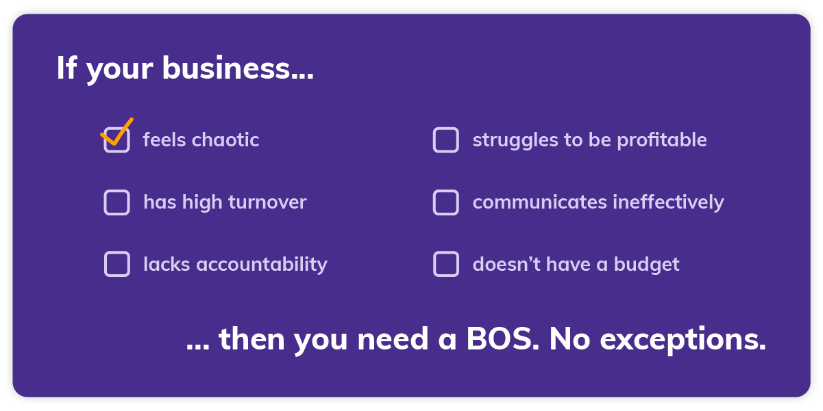 How to tell if your business needs a BOS