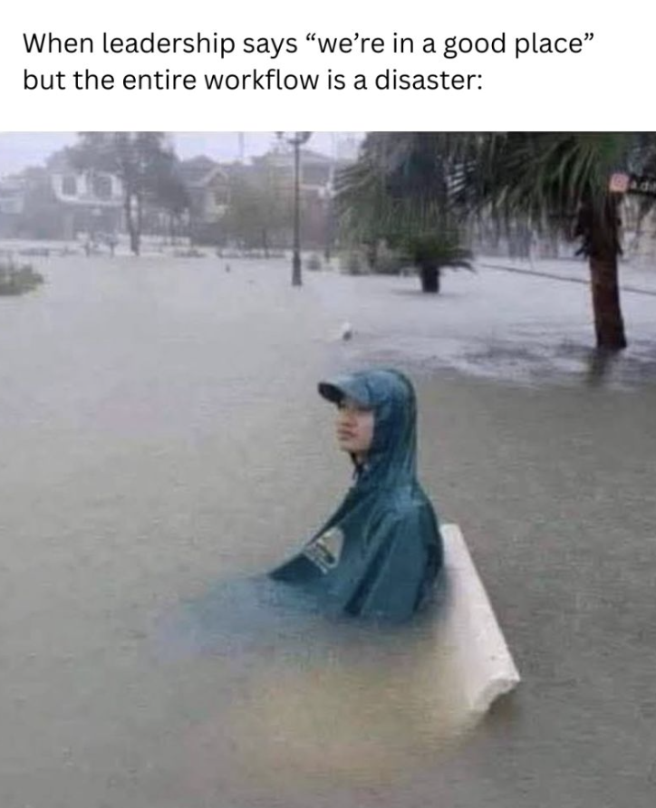 Leadership "we're in a good place"