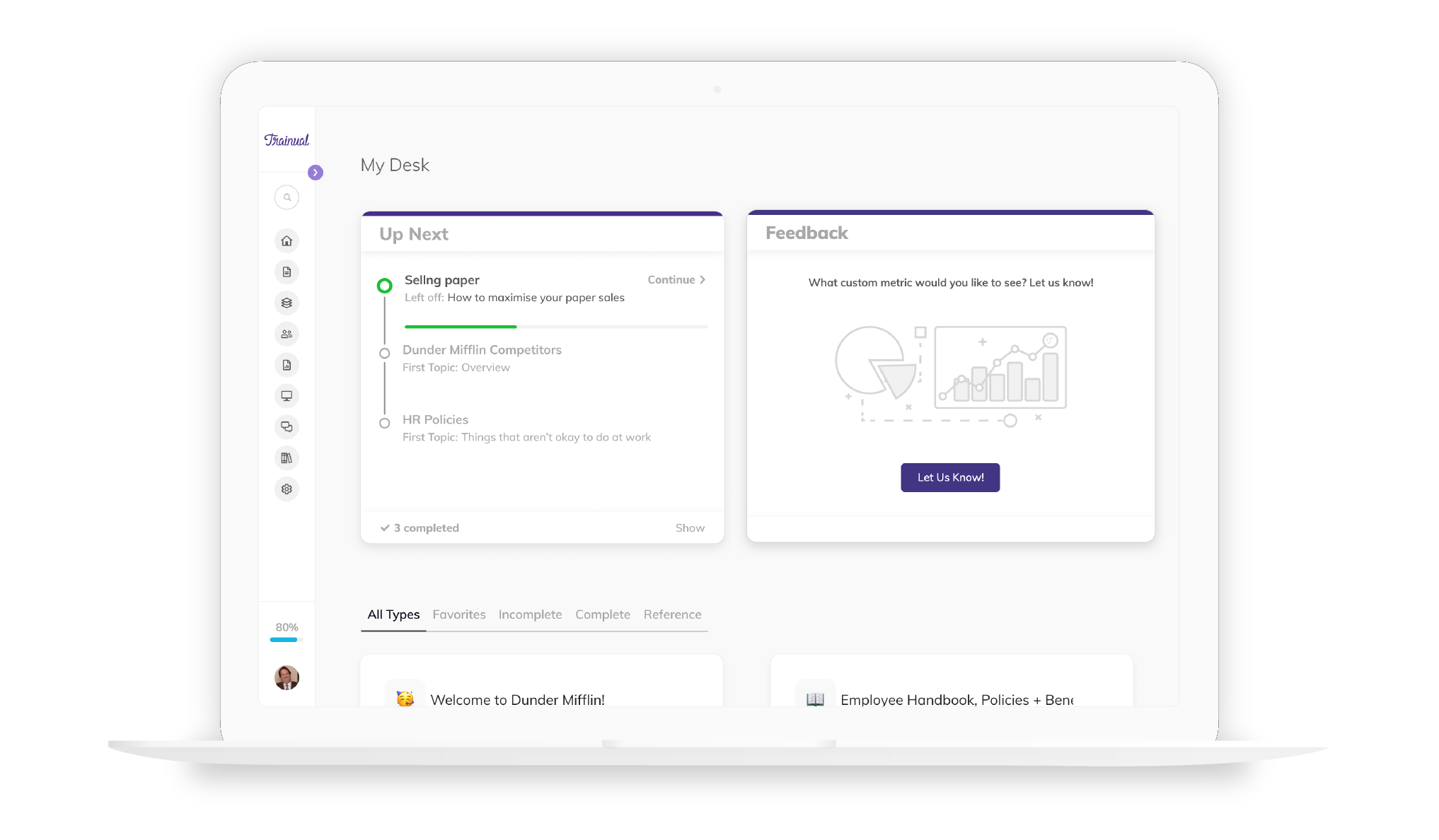 Trainual is the #1 documentation tool for small businesses, per G2. 