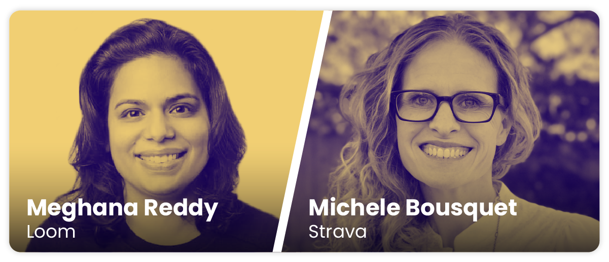 Meghana Reddy and Michele Bousquet from Playbook 2021