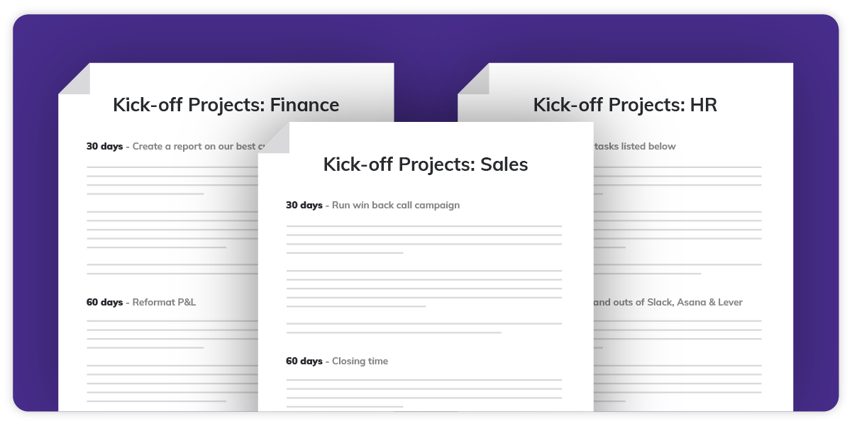 Set clear expectations with a 30-60-90 in your employee orientation