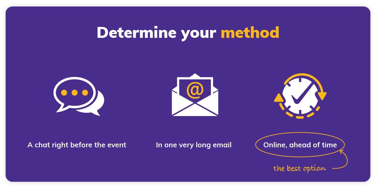 Determine your method for volunteer training