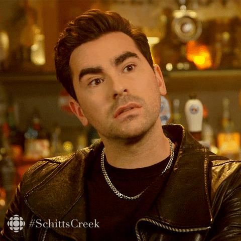 A man making an "uh oh" face.