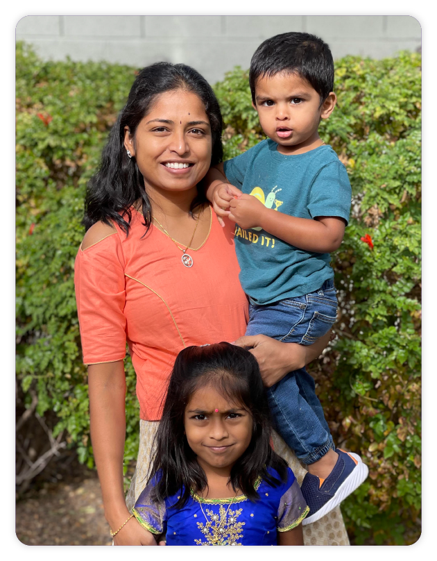 Usha Chinnathambi, Senior Software Engineer at Trainual and mom of 2