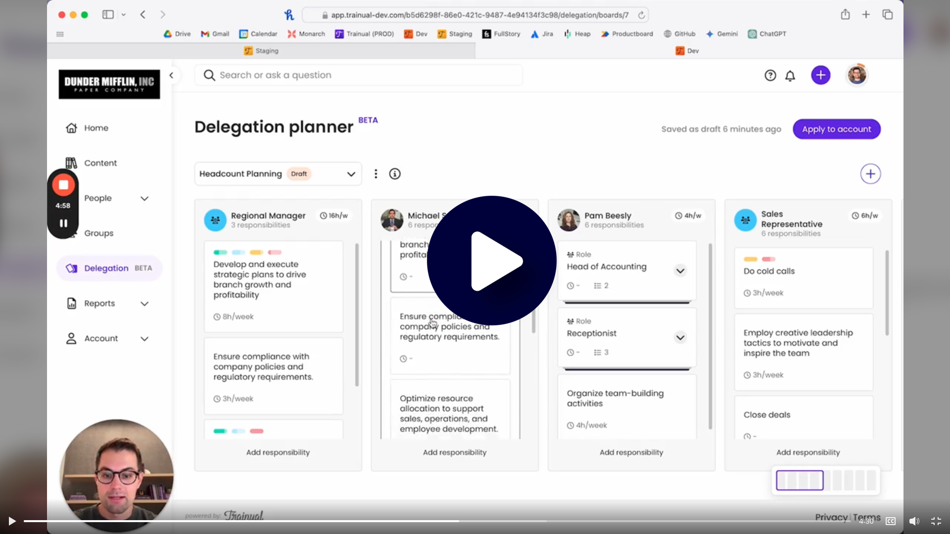 Delegation Planner tips and tricks from Trainual