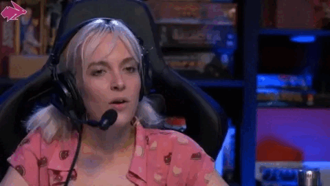 A woman saying "Power of friendship."