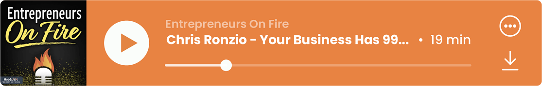 Catch the latest episode of EOF with Chris Ronzio!