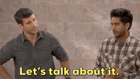 "Let's talk about it."