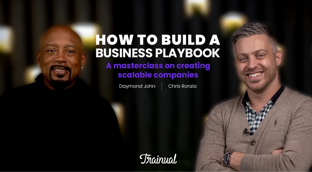 How To Build a Business Playbook banner image.