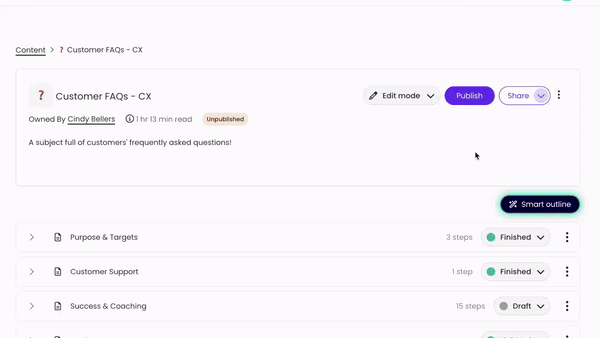 Trainual content discovery demo