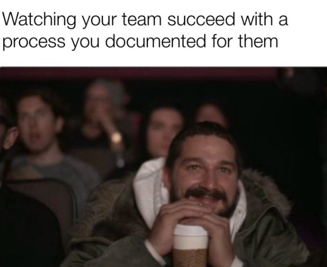 Watching your team succeed