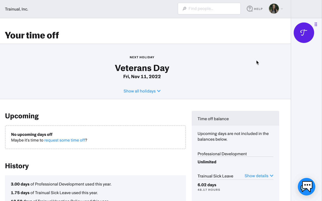 Video screenshot of Trainual Chrome extension.