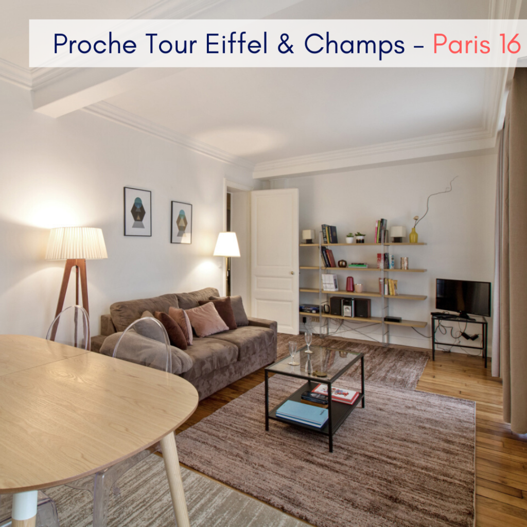Appartement à réserver pour la Fashion Week de Paris avec vue sur la Tour Eiffel