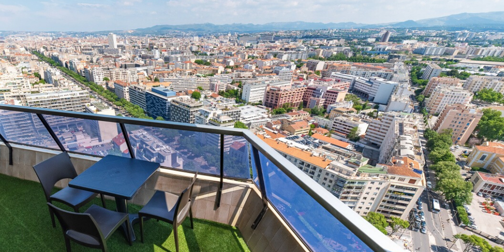 Appartement avec vue sur Marseille