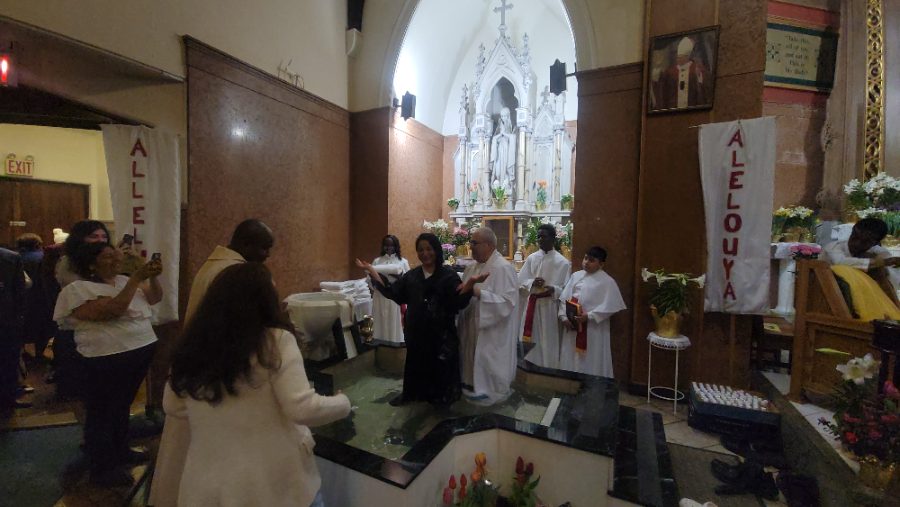 Baptism at Holy Cross