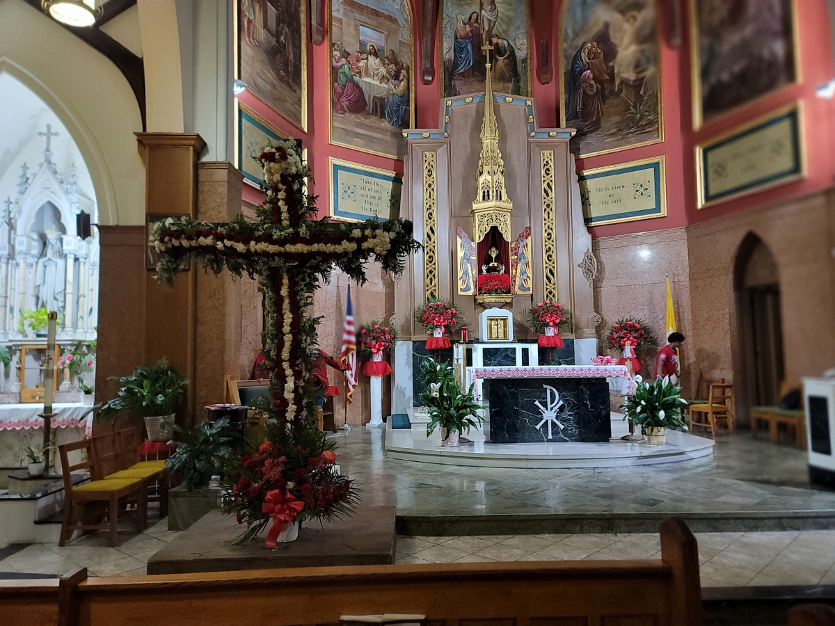 Sacraments celebrated at Holy Cross