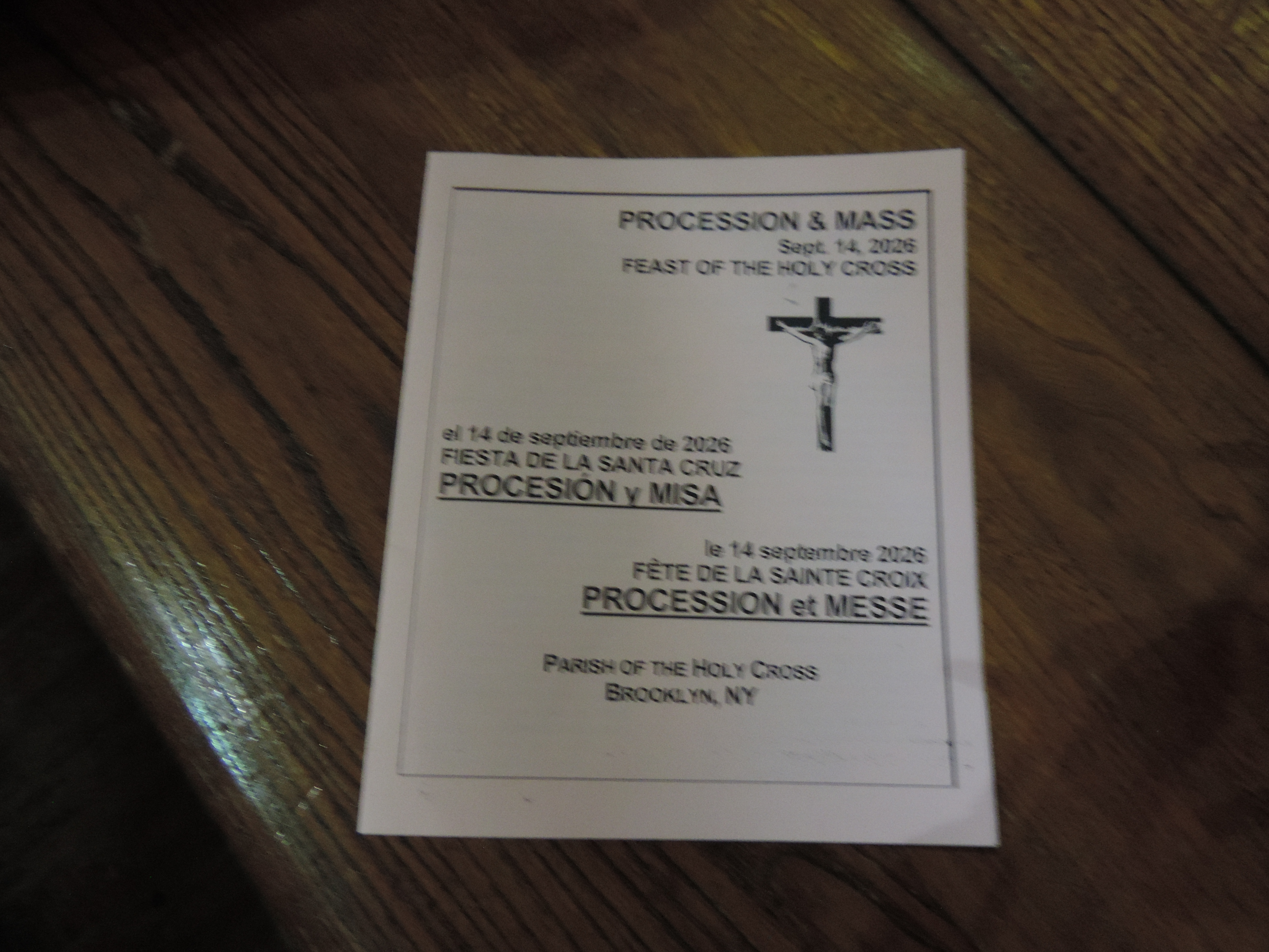 Holy Cross Procession 2026