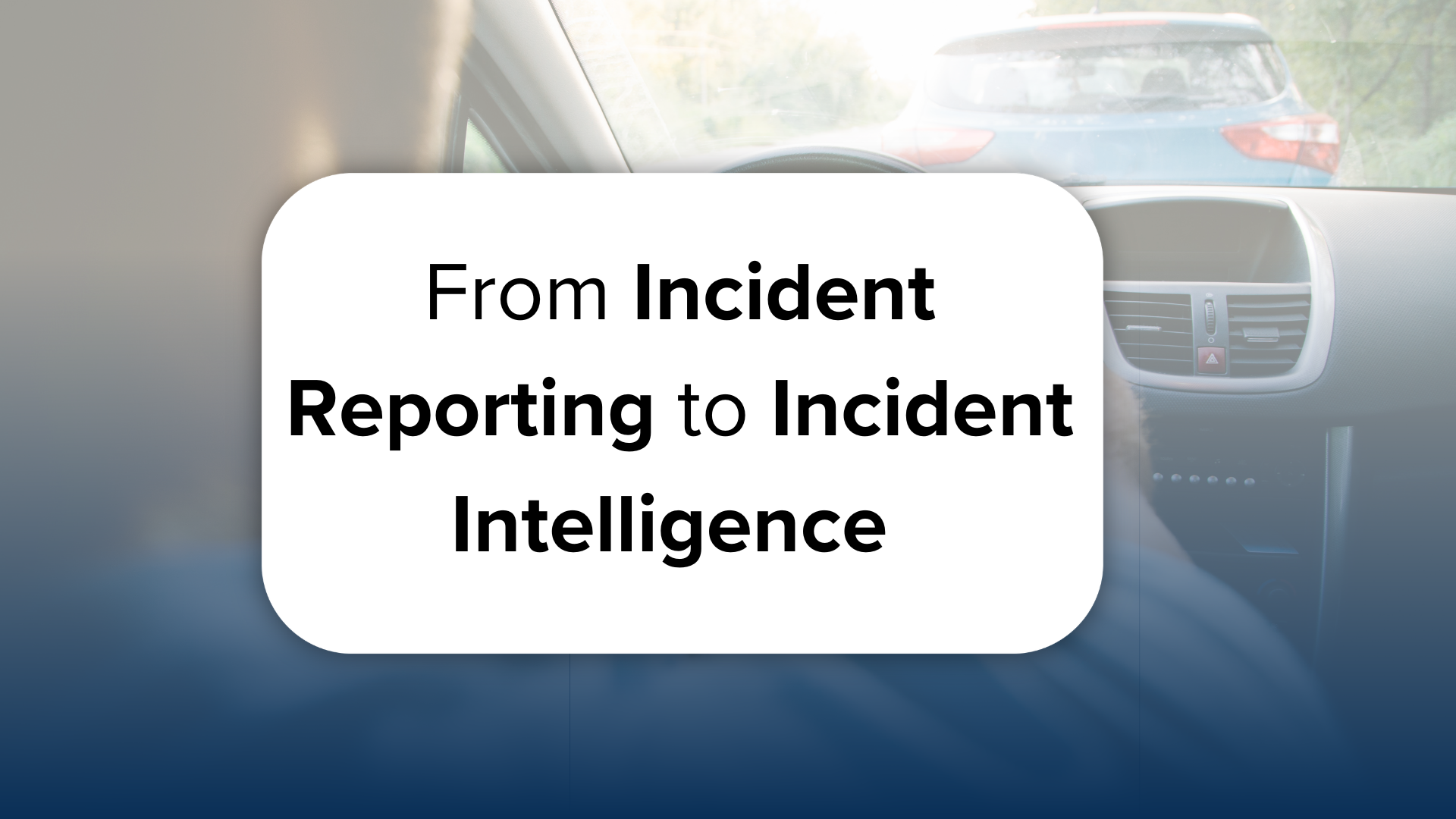Safety dashboard showing incident trends and risk insights across sites.