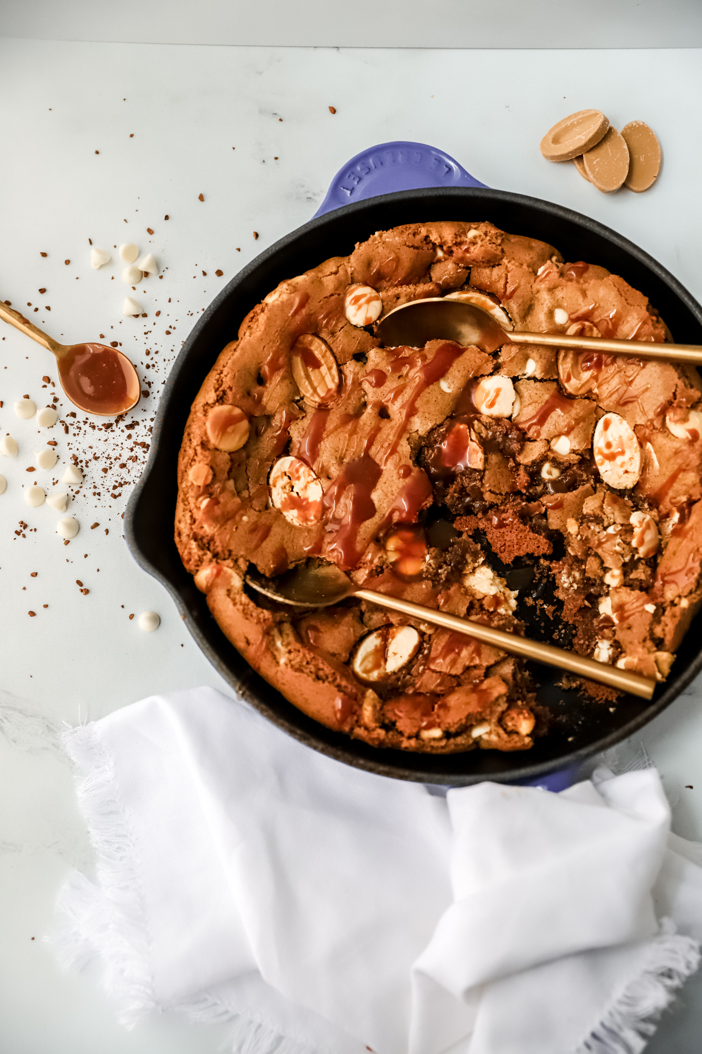 Espresso Caramelized Dulcey Skillet Cookie