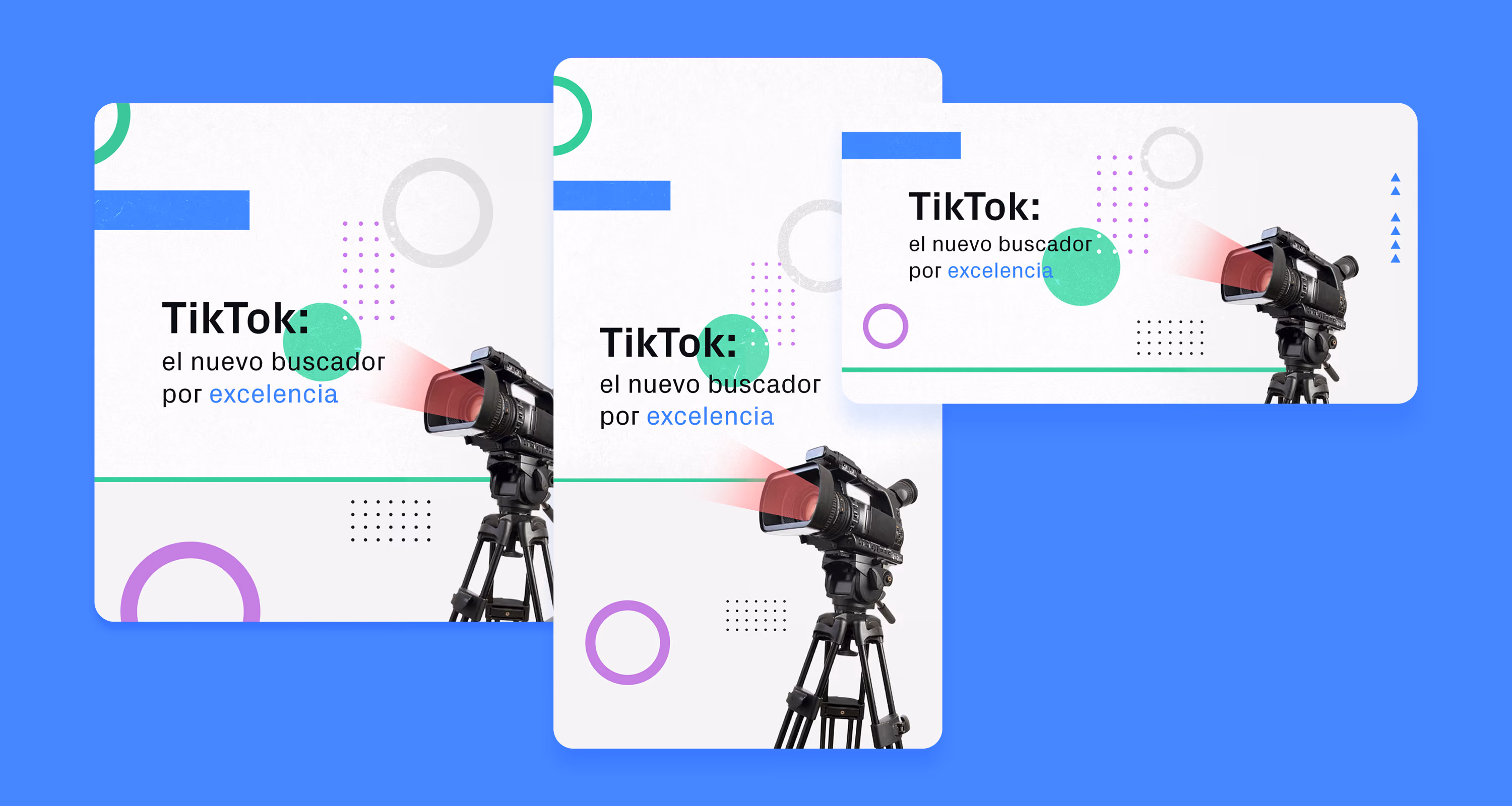 Three banner adaptations for the Interesting reports and data carousel template