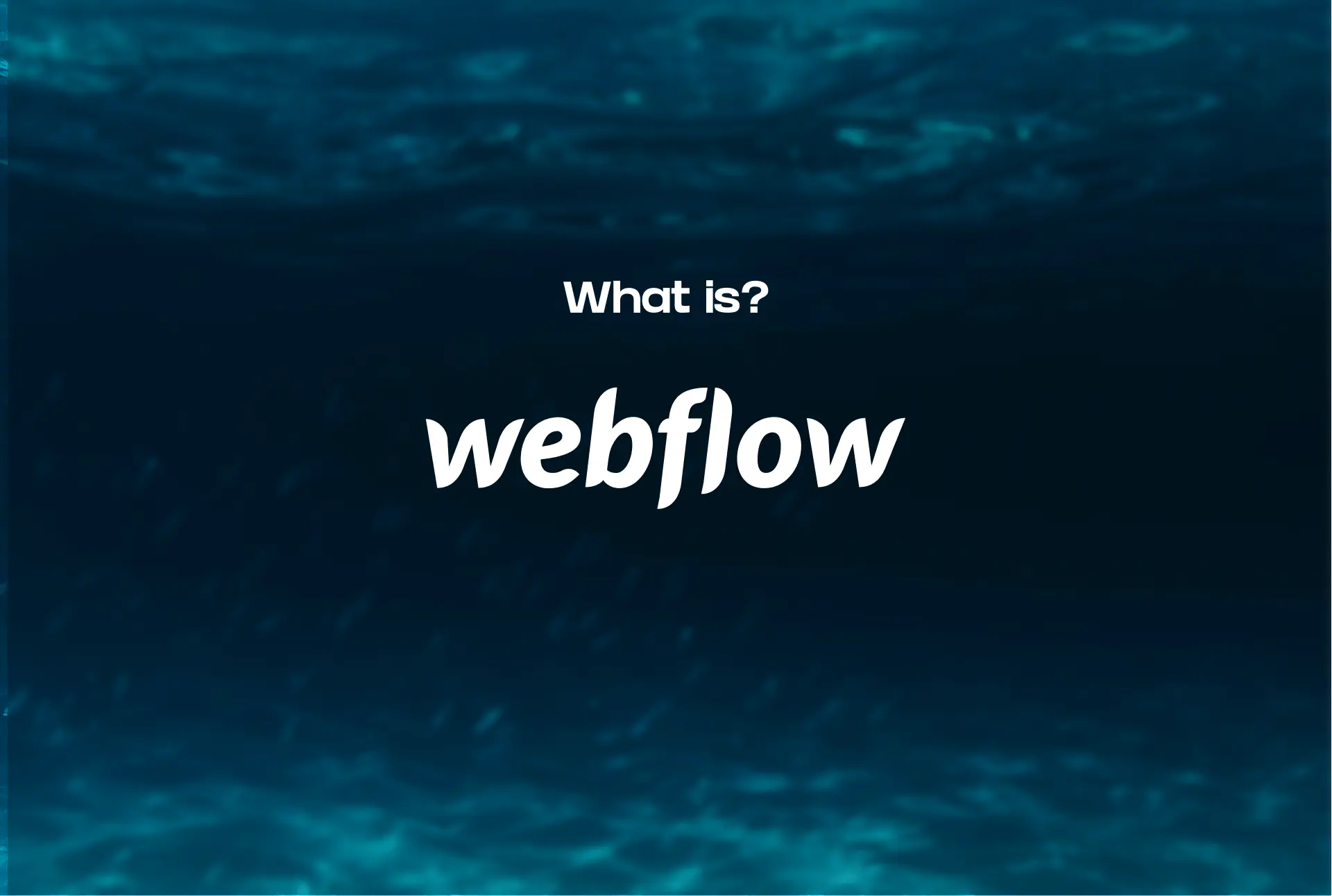 What is Webflow? – article cover