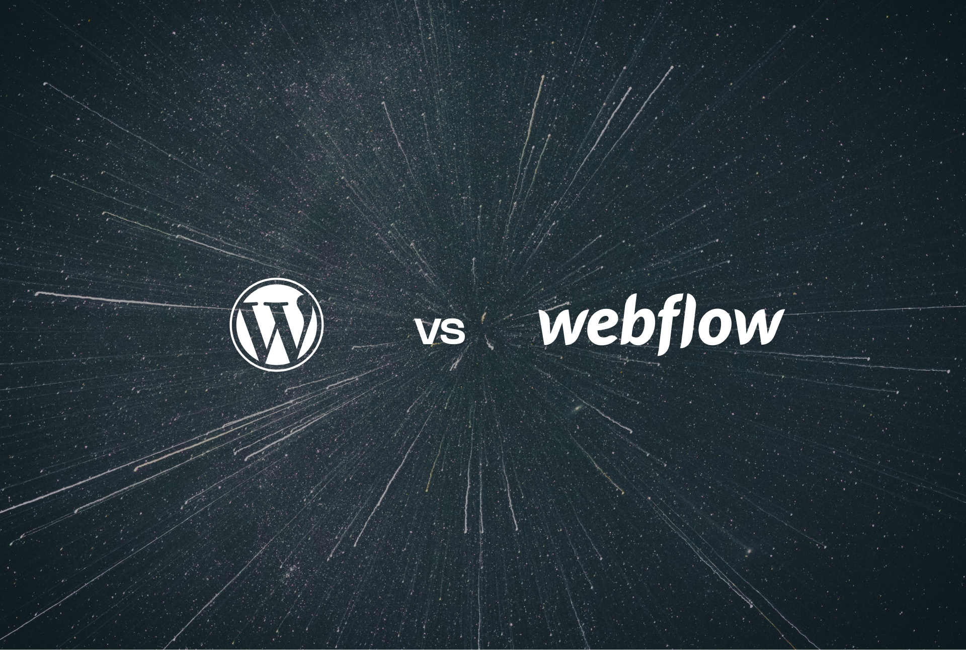 Webflow vs WordPress: which one is better – article cover