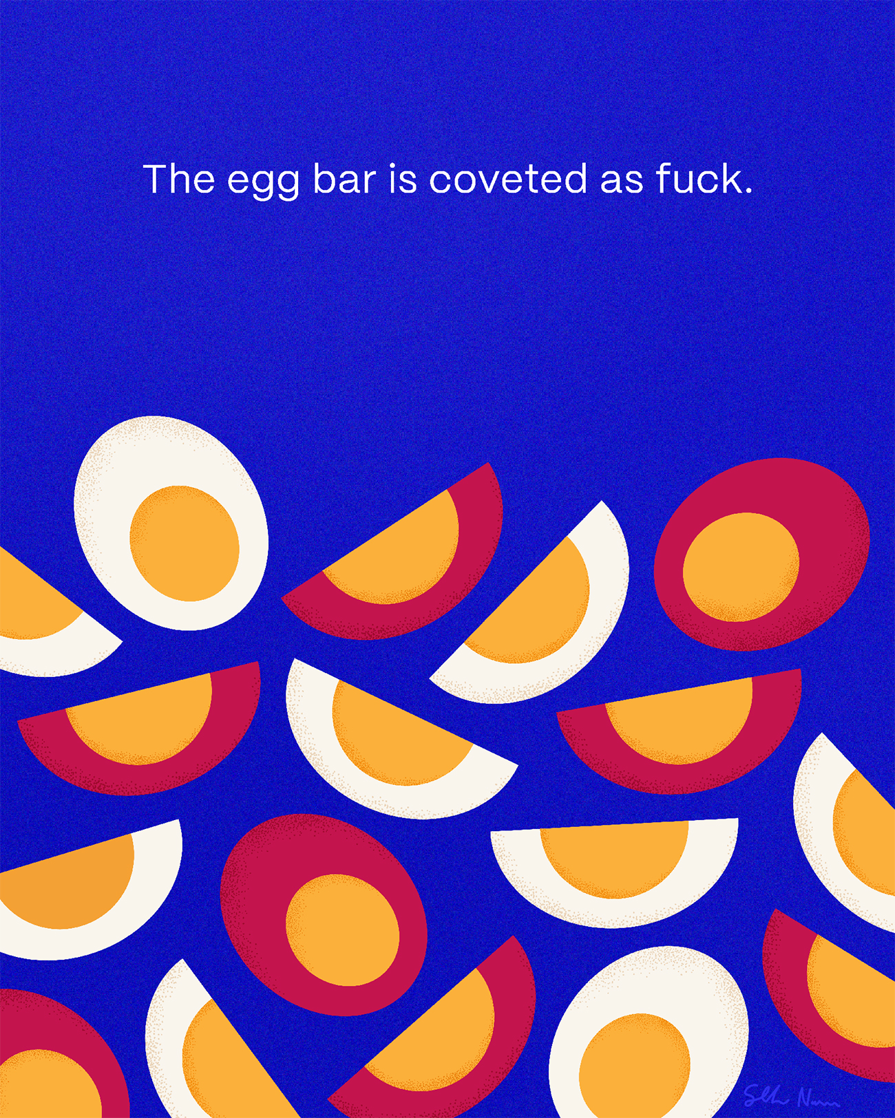 Severance Egg bar poster 