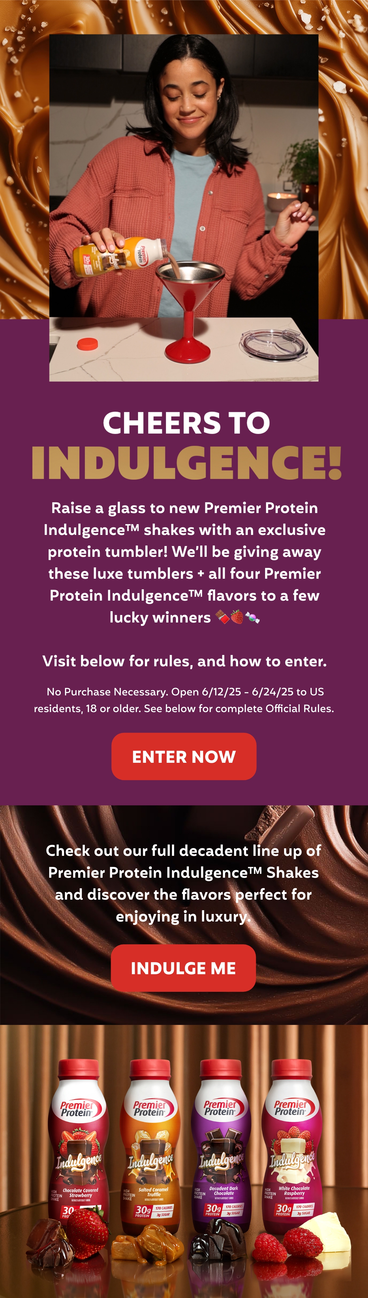 Indulgence Giveaway Announcement