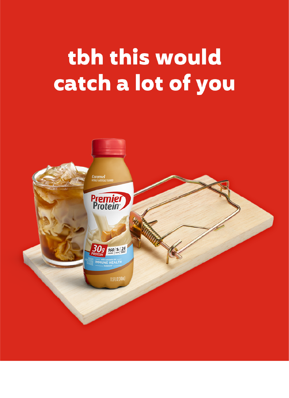 Premier Protein Organic Social meme